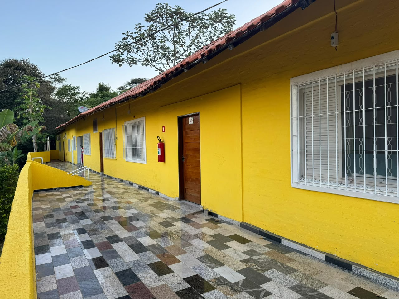 Corredor dos quartos da Unidade 3, em Limeira